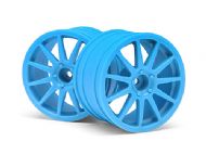 HPI SPEEDLINE CORSE TURINI WHEELS CYAN (2.2"/57X35MM/2PCS) - 113252